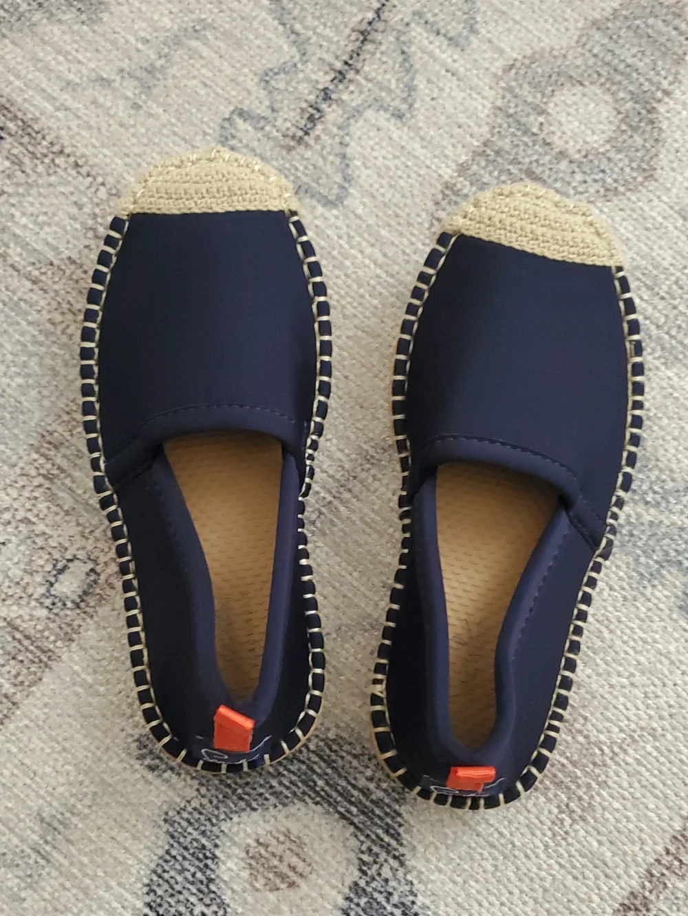 Sea Star Navy Beachwear Beachcomber Espadrille Shoes Kids Sz12